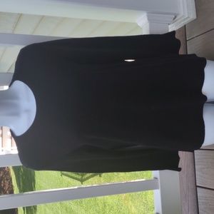 Talbot's petite wool flutter sleeve sweater